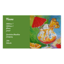 Mai Tai Business Cards