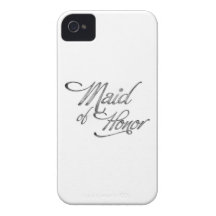 Maid Of Honor iPhone 4 Fundas