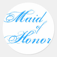 Maid of Honor Stickers
