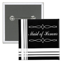 Maid of Honour Button