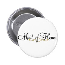 Maid Of Honour Buttons