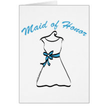 Maid of Honour Card