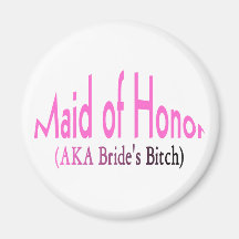 Maid Of Honour Fridge Magnet