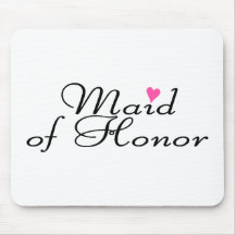 Maid Of Honour Mousepads