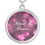 Maid of Honour Necklace [Pink Bokeh]