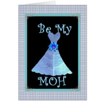Maid of Honour or Matron of Honour  Wedding Invite Card
