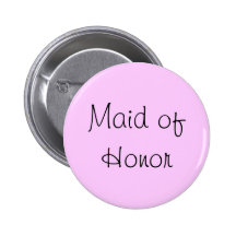 Maid of Honour Pin