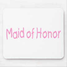 Maid Of Honour (Pink) Mouse Pads