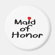 Maid of Honour Refrigerator Magnet