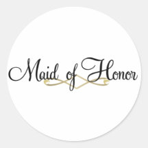Maid Of Honour Sticker