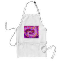 Maid of Honour Swirly Heart Apron