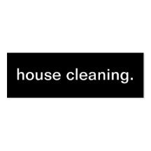 Maid Service Business Card