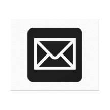 Mail Sign Canvas Print