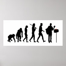 Mailman postman courier service gifts print