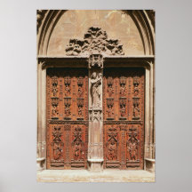 Main Portal of the Saint-Sauveur Cathedral Print