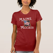 Maine for John Mccain T-shirt