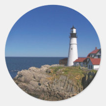 Maine Lighthouse 8 Sticker