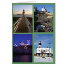 Maine Lighthouses Greeting Cards