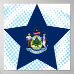 Maine Star Poster