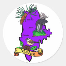 Maine Sticker
