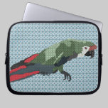 Majestic Macaw Blue Computer Sleeve laptop sleeves