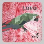 Majestic Macaw Love Sticker stickers