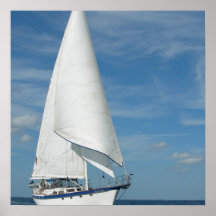 Majestic Sail Poster