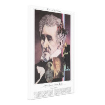 MAJOR GENERAL ANDREW JACKSON Citizen Soldier Stretched Canvas Print