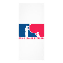Major League Beer Bong Full Color Rack Card