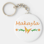 Makayla (Orange Butterfly) Key Chains