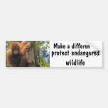Make a Difference with Animal Charity Bumper Sticker