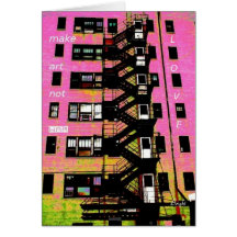 Make Art Not War, L O V E Cards