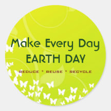Make Every Day EARTH DAY Stickers