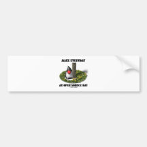 Make Everyday An Open Source Day (Java Duke) Bumper Stickers