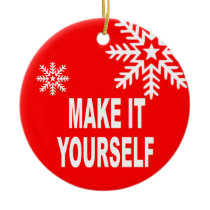 Make It Yourself Christmas Snowflakes ornaments