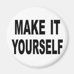 Make It Yourself Custom Round Magnets