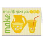 Make Lemonade Greeting Card