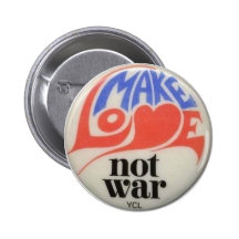Make Love Not War Pin