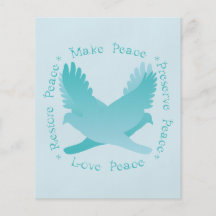 Make Peace, Restore Peace, Preserve, Love Peace Full Color Flyer