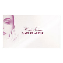 Make Up Artist Business Card