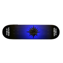 Make Waves Black Sun Skateboard