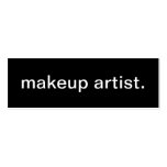 Makeup Artist Business Card