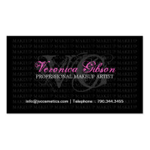 MAKEUP ARTIST BUSINESS CARD
