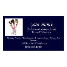 Makeup Artist business card