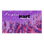 Makeup Artist Business Card - Grunge Zebra Print