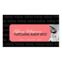 Makeup Artist Business Cards