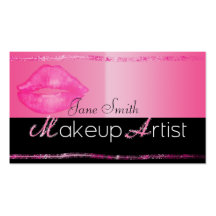makeup artist business cards