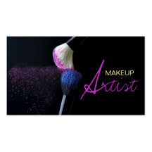 MakeUp Artist, Cosmetology, Salon Business Card