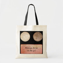 Makeup Artist Palette- Face Tote Bags