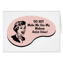 Makeup Artist Voice Cards
